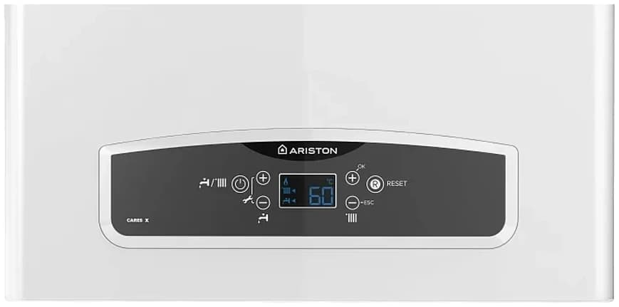 Ariston CARES X 24 CF NG — панель управления